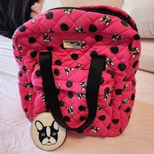 NWOT Betsey Johnson frenchie print mini backpack